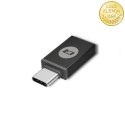 Qoltec Inteligentny czytnik chipowych kart ID SCR-0632 | USB 2.0 + Adapter USB-C