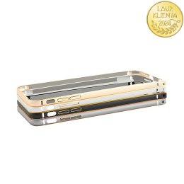 Qoltec Ramka ochronna na Apple iPhone 6 plus | czarna | aluminiowa