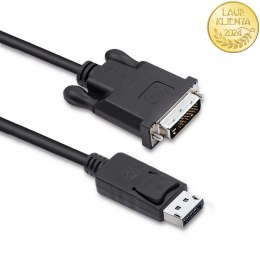 Qoltec Kabel DisplayPort | DVI (24+1) męski 1.8m