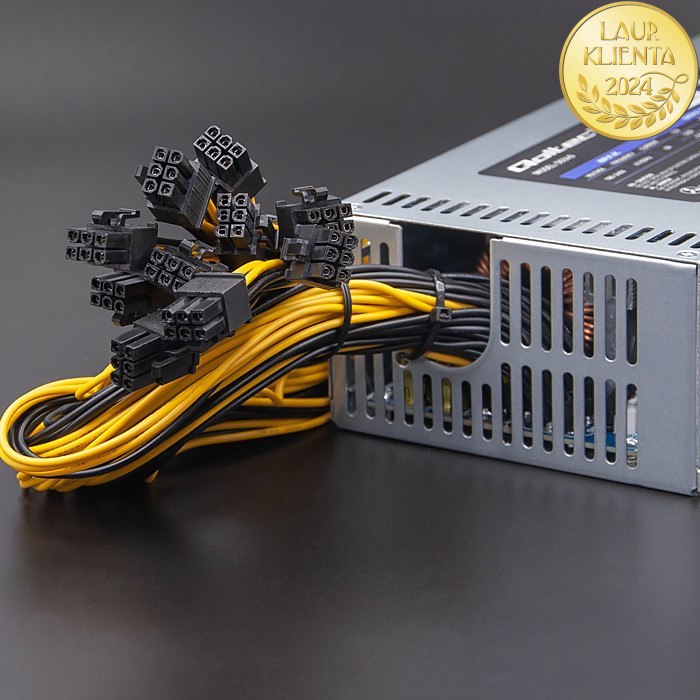 Qoltec Zasilacz PCI-E 1800W | 80 Plus Platinum | Gaming Miner