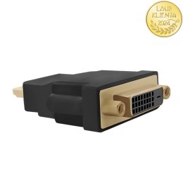 Qoltec Adapter HDMI A męska | DVI (24+1) żeńska
