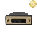 Qoltec Adapter HDMI A męska | DVI (24+1) żeńska