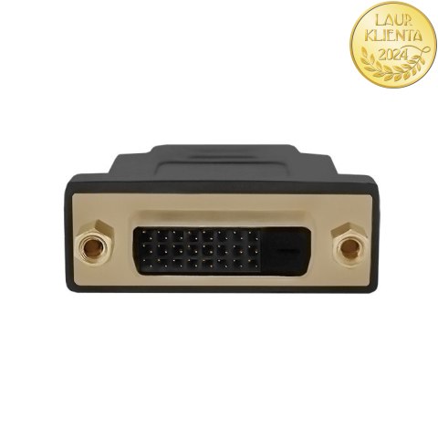 Qoltec Adapter HDMI A męska | DVI (24+1) żeńska