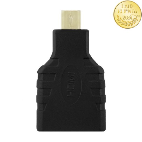 Qoltec Adapter HDMI A żeński | Micro HDMI D męski