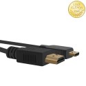 Qoltec Kabel HDMI | Micro HDMI | High speed | 4K | 30Hz | GOLD | 1.5m