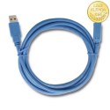 Qoltec Kabel USB 3.0 do drukarki A męski | B męski | 1m