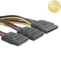 Qoltec Kabel rozgałęziacz SATA żeński | 2xżeński | 0.5m