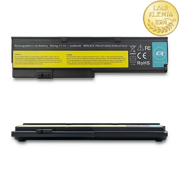 Qoltec Bateria do Lenovo x200 | x201 | 4400mAh | 10.8-11.1V