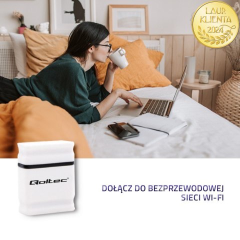 Qoltec Bezprzewodowy Mini Adapter USB Wi-Fi | Standard N
