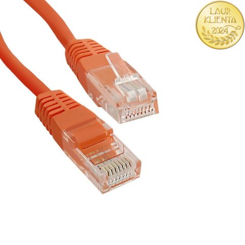 Qoltec Kabel Patchcord Crossover | CAT5E | UTP | 1m