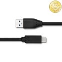 Qoltec Kabel USB 3.1 typ C męski | USB 3.0 A męski | 1m