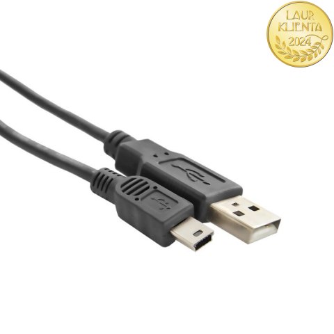 Qoltec Kabel USB A męski | Mini USB B męski | 1.8m