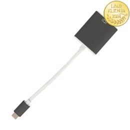 Qoltec Adapter przejściówka USB-C 3.1 | HDMI | 4K | MHL | Aluminiowy