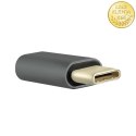 Qoltec Adapter przejściówka USB-C 3.1 | Micro USB | MHL | Aluminiowy