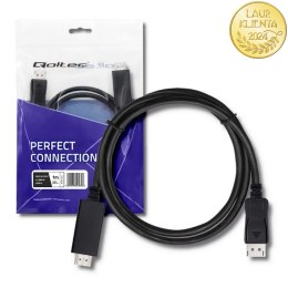 Qoltec DisplayPort v1.2 męski | HDMI męski | 5K | 1m