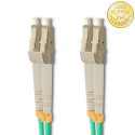 Qoltec Patchcord światłowodowy LC/UPC - LC/UPC | Multimode | 50/125 | OM3 | Duplex | 5m