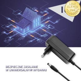 Qoltec Zasilacz wtyczkowy 48W | 12V | 4A | 5.5*2.5