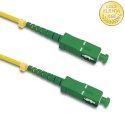 Patchcord światłowodowy SC/APC - SC/APC | Singlemode | 9/125 | G652D | Simplex | 2m