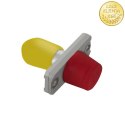 Qoltec Adapter hybrydowy FC/UPC - ST/UPC | Simplex | Multimode
