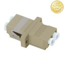 Qoltec Adapter światłowodowy LC/UPC | Duplex | Multimode
