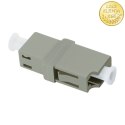 Qoltec Adapter światłowodowy LC/UPC | Simplex | Multimode