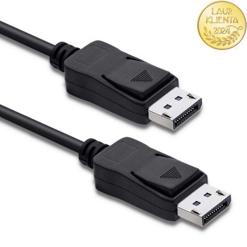 Qoltec DisplayPort v1.1 męski | DisplayPort v1.1 męski | 4K | 1.5m