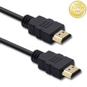 Qoltec Kabel HDMI v1.4 | High speed | 4K | 30Hz | 30AWG | GOLD | 1.5m
