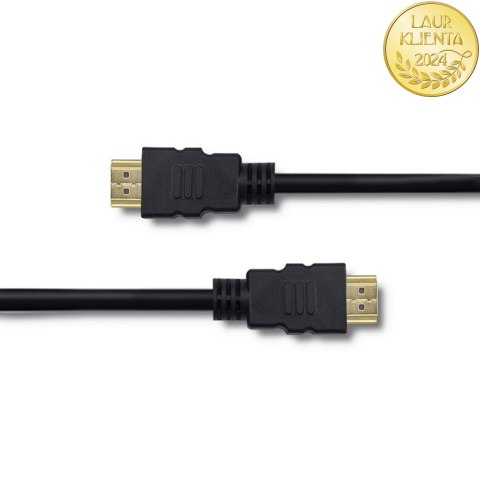 Qoltec Kabel HDMI v1.4 | High speed | 4K | 30Hz | 30AWG | GOLD | 1.5m