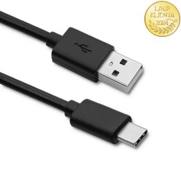Qoltec Kabel USB 3.1 typ C męski | USB 2.0 A męski | 1.2m
