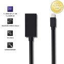 Qoltec Mini DisplayPort v1.1 męski | HDMI A żeński | 4K | 0.2m