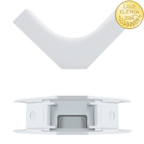 Qoltec Narożnik wewnętrzny | 45 x 18mm