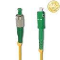 Qoltec Patchcord światłowodowy FC/APC - SC/APC | Singlemode | 9/125 | G652D | Simplex | 15m