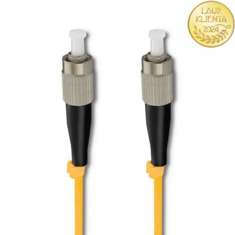 Qoltec Patchcord światłowodowy FC/UPC - FC/UPC | Singlemode | 9/125 | G652D | Simplex | 1m