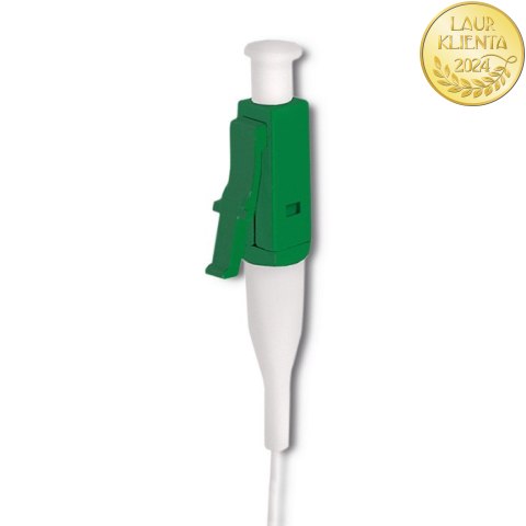 Qoltec Pigtail światłowodowy LC/APC | Singlemode | 9/125 | G652D | 2m