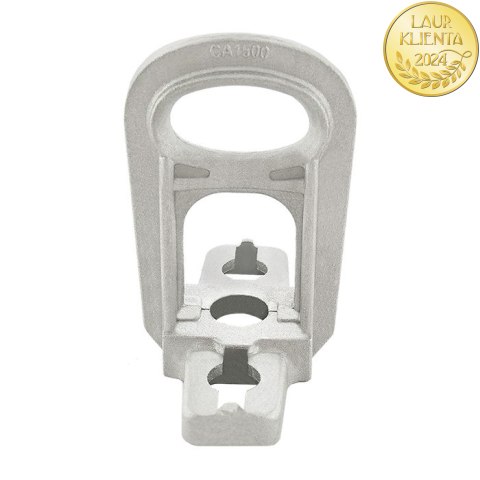 Qoltec Przelotowy uchwyt / wieszak do kabli | MBL: 14kN