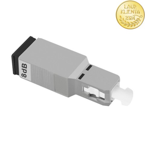 Qoltec Tłumik światłowodowy SC/UPC (F) - SC/UPC (M) | Singlemode | 8dB