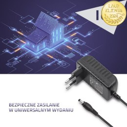 Qoltec Zasilacz wtyczkowy 19W | 9V | 2.1A | 5.5*2.5