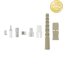 Qoltec Złącza światłowodowe SC/UPC | Multimode | 3.0mm