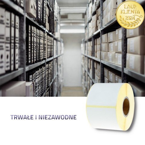 Qoltec Etykiety termotransferowe 70 x 120 | 500 etykiet