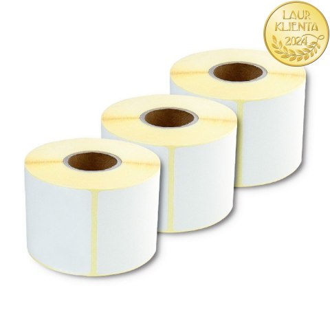 Qoltec Etykiety termotransferowe 70 x 120 | 500 etykiet