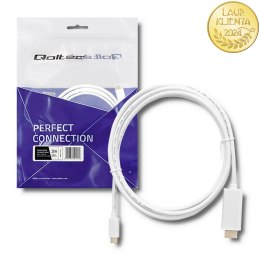 Qoltec Kabel USB 3.1 typ C męski/ HDMI A męski | 4K | Alternate mode | 2m