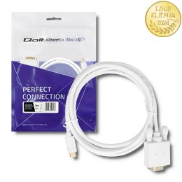 Qoltec Kabel USB 3.1 typ C męski/ VGA męski | FULL HD | Alternate mode | 2m