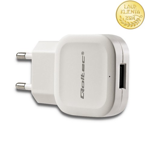 Qoltec Ładowarka sieciowa 12W | 5V | 2.4A | USB
