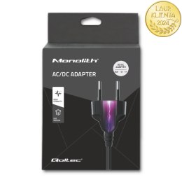 Qoltec Zasilacz desktopowy 84W | 12V | 7A | 5.5*2.1 | +kabel zasilający