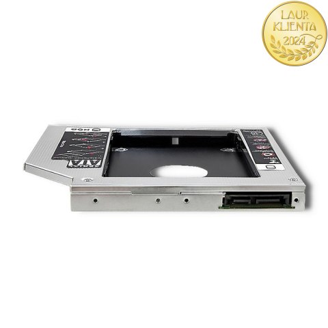 Qoltec Kieszeń na drugi dysk 2.5 HDD | 12.7 mm