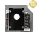 Qoltec Kieszeń na drugi dysk 2.5 HDD | 9.5 mm