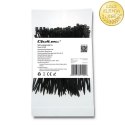 Qoltec Opaski zaciskowe Trytki kablowe | 2.5*100mm | 100 szt. | Nylon66 | UV | Czarne