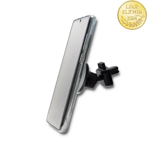 Qoltec Uchwyt samochodowy | magnetyczny | na kratkę | Czarny