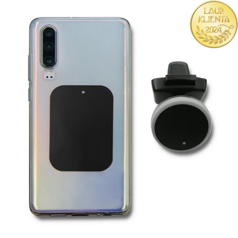 Qoltec Uchwyt samochodowy | magnetyczny | na kratkę | Czarny