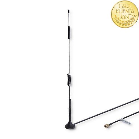 Qoltec Antena 4G LTE dookólna DUAL | 7dBi | Wewnętrzno-zewnętrzna